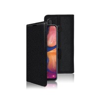 Étui Portefeuille Zanae noir pour Samsung Galaxy A20e