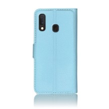 Etui Portefeuille Zanae bleu clair pour Samsung Galaxy A20e