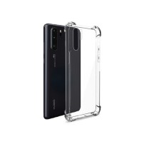 Coque silicone transparente pour Huawei P30 Pro avec coins renforcés