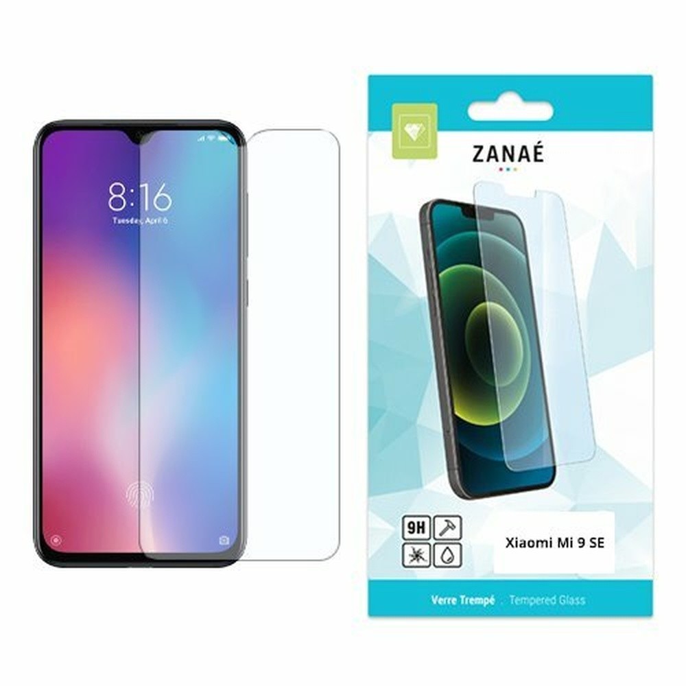 Verre trempé transparent pour Xiaomi Mi 9 SE
