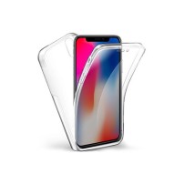 Coque 360° transparente pour iPhone X et XS