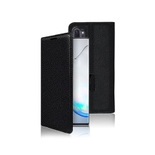 Étui portefeuille Zanae noir pour Samsung Galaxy Note 10 Plus