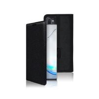 Étui portefeuille Zanae noir pour Samsung Galaxy Note 10 Plus