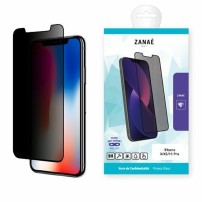 Verre trempé noir de confidentialité pour iPhone X