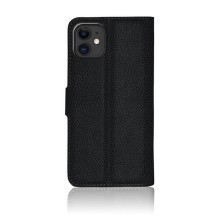 Étui portefeuille Zanae noir pour iPhone 11