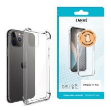 Coque silicone transparente avec coins renforcés pour iPhone 11 Pro