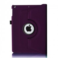 Étui Rotatif Violet pour iPad 10.2 en position debout