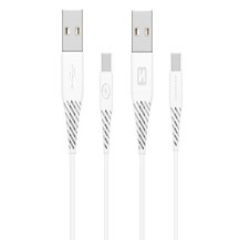 Câble USB-C 1.5m blanc universel