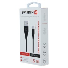 Câble Swissten USB/Micro USB 1.5m Noir
