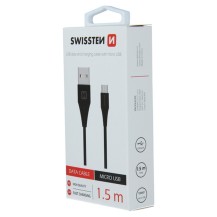 Câble USB/Micro USB Swissten 1.5m Noir