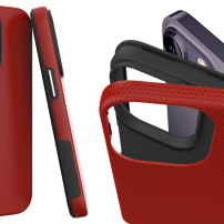 Coque Double Layer rouge pour iPhone XR
