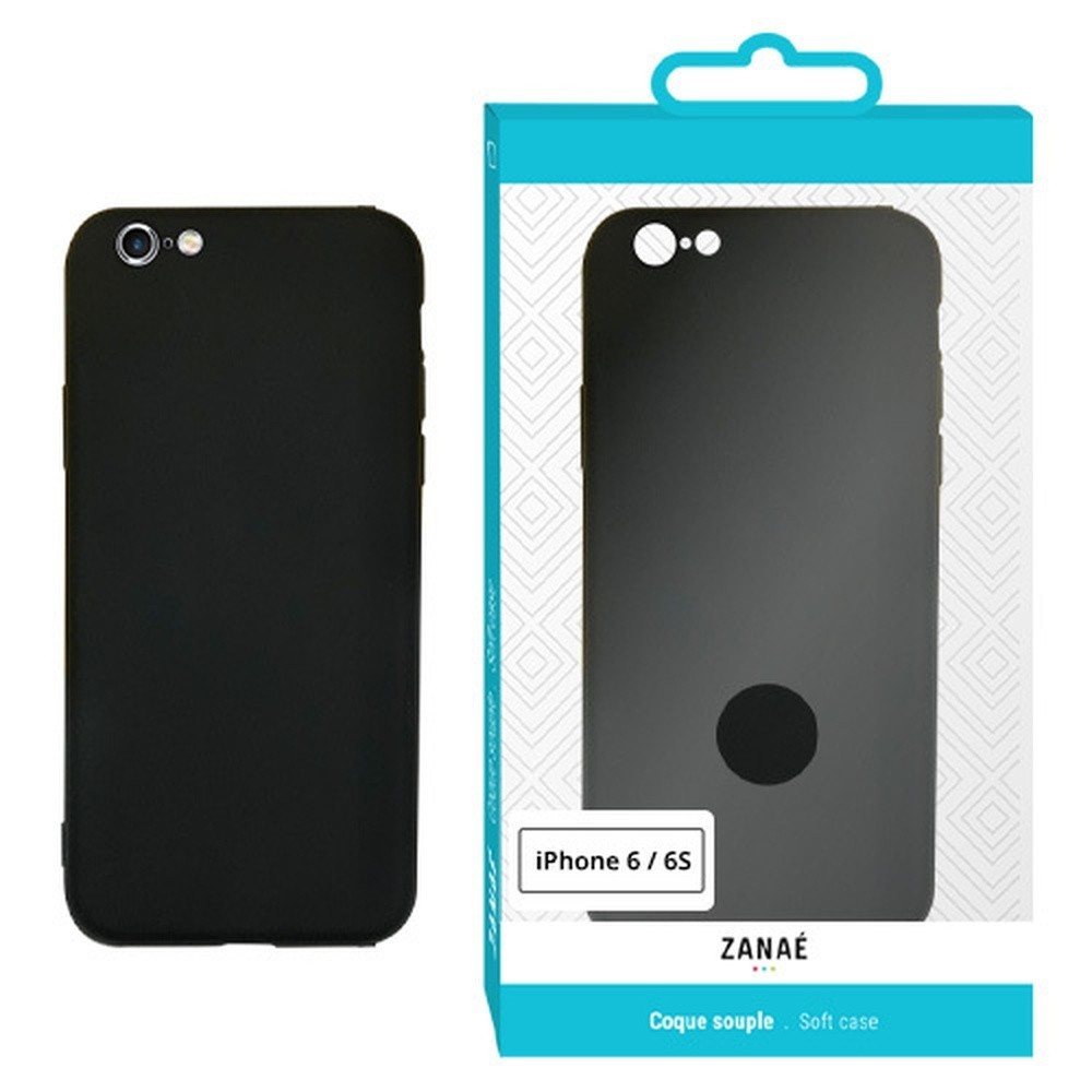 Coque Zanae Color noire sur iPhone 6/6s