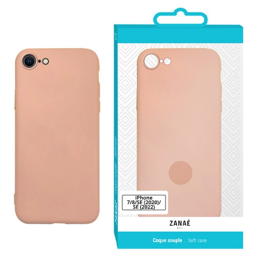 Coque Zanae Color rose pour iPhone