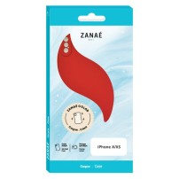Coque rouge Zanae pour iPhone X et XS