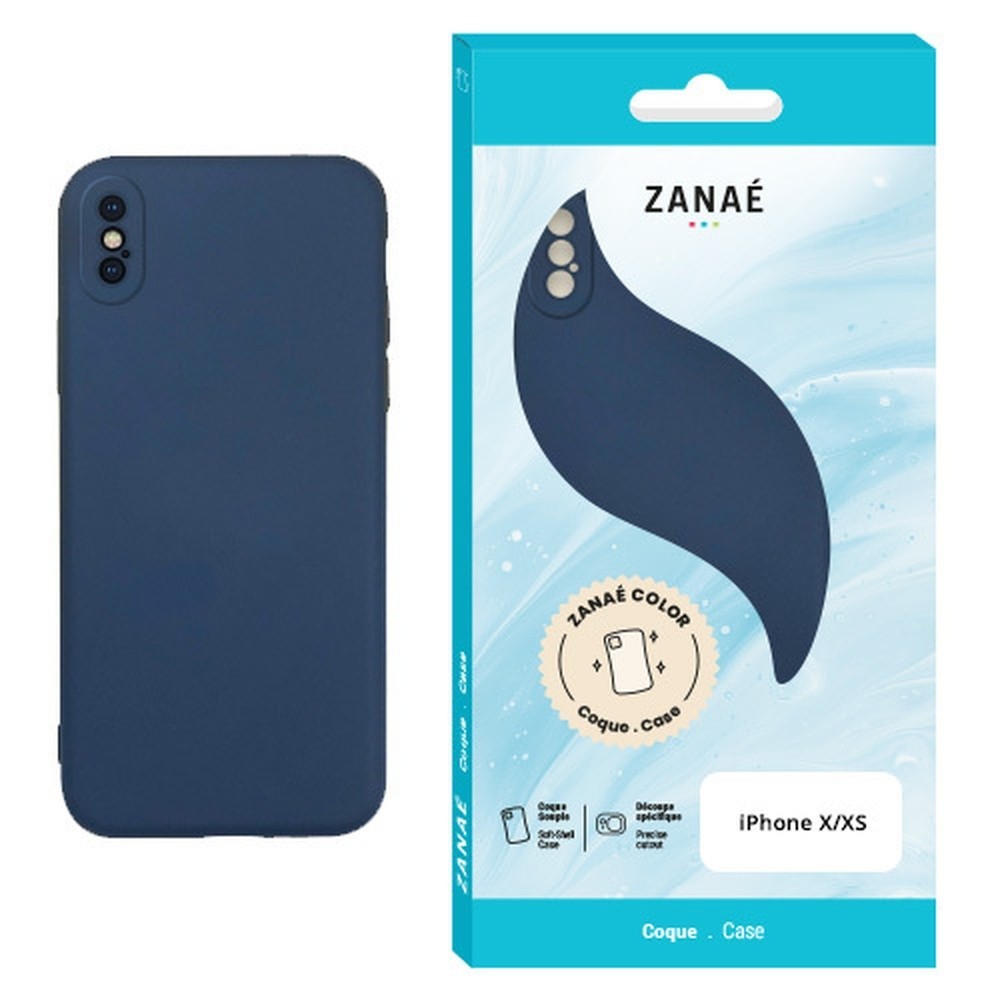 Coque Zanae Color marine pour iPhone X/XS