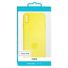 Coque Zanae Color Jaune pour iPhone X et XS