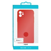 Coque rouge Zanae Color pour iPhone 11