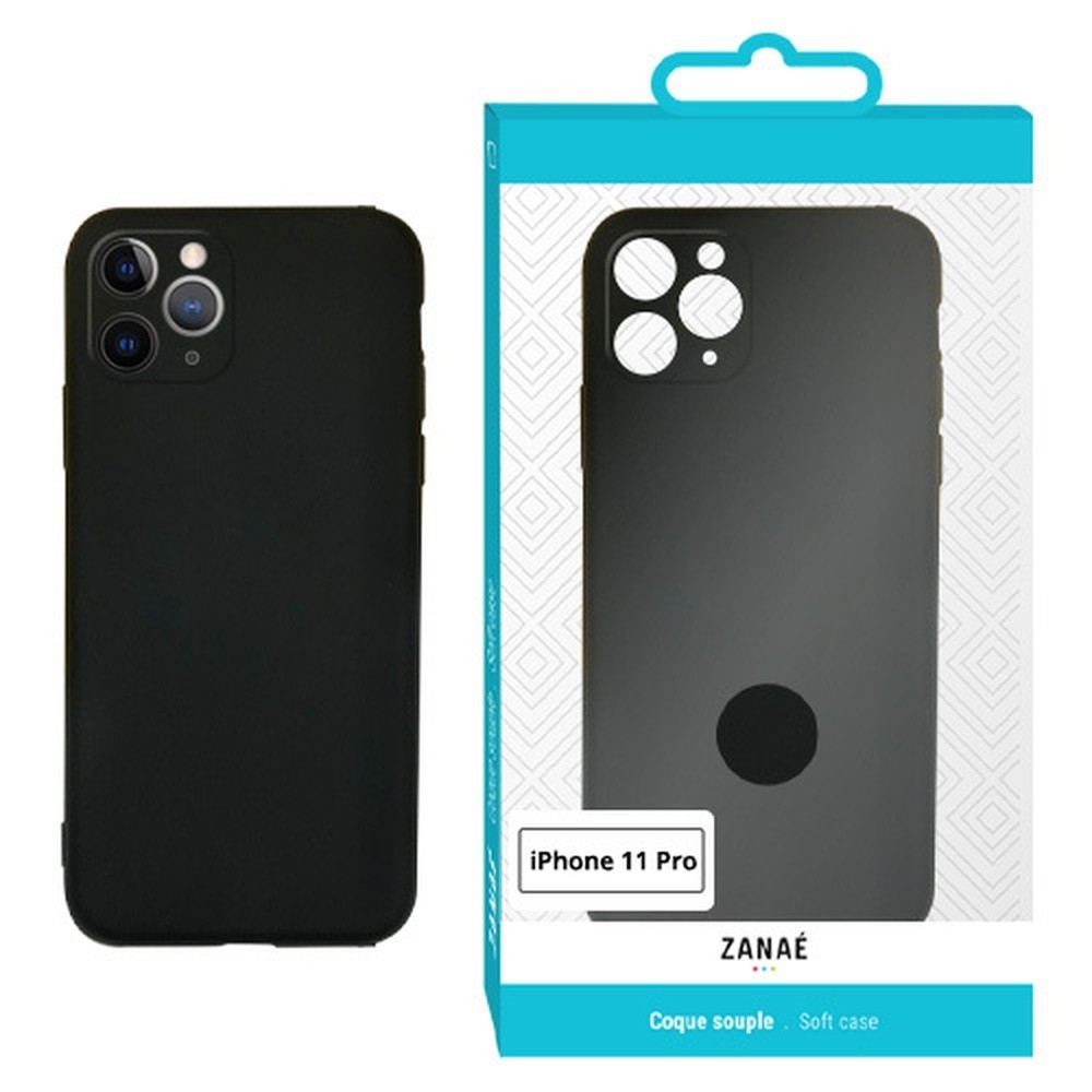 Coque Zanae Color pour iPhone 11 Pro en noir