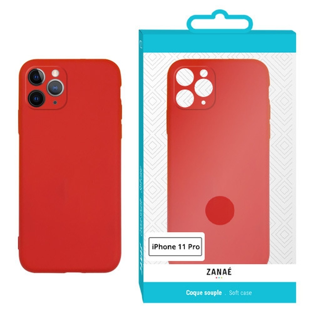 Coque Zanae Color rouge pour iPhone 11 Pro
