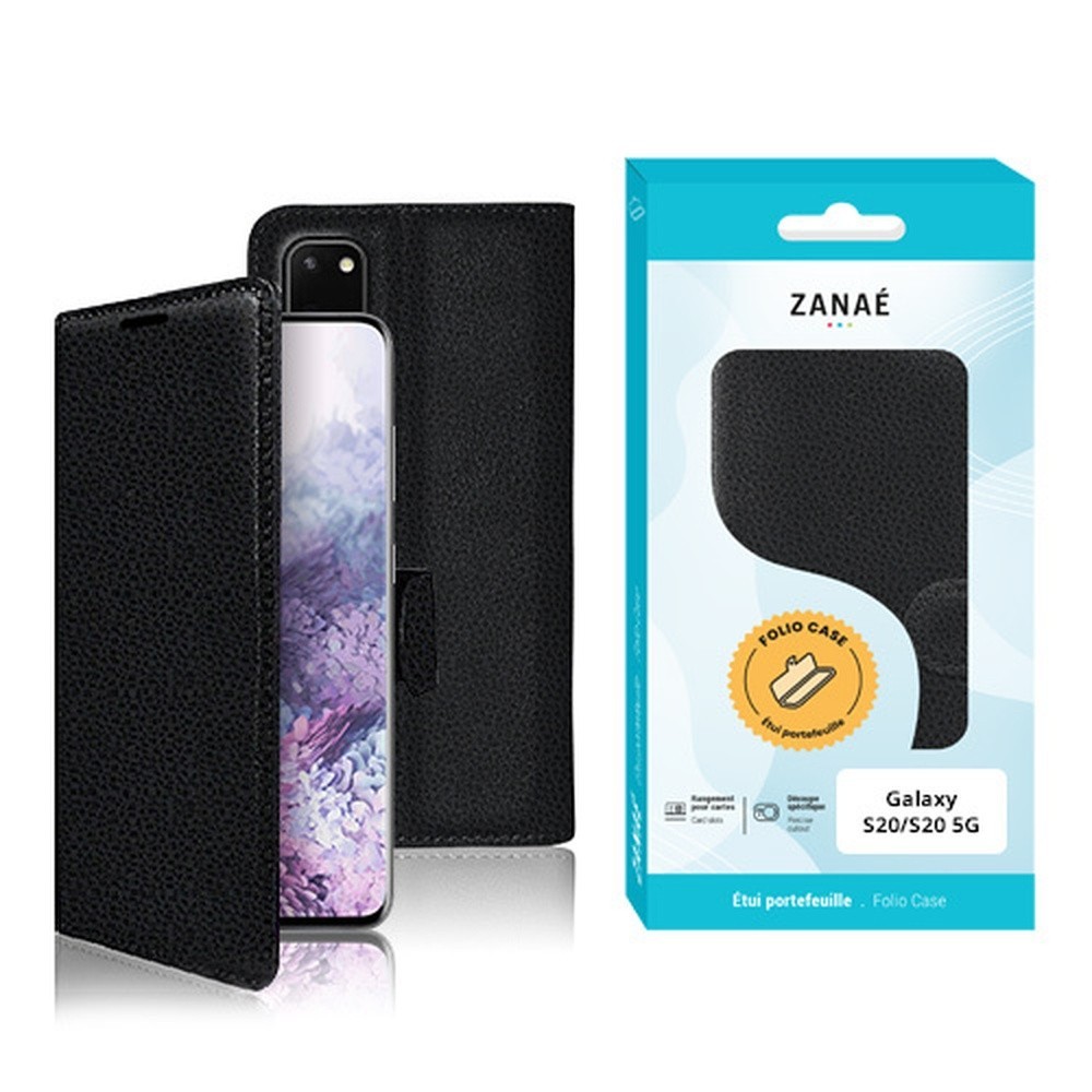 Etui portefeuille Zanae pour Samsung Galaxy S20