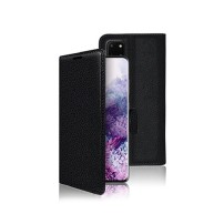 Étui portefeuille Zanae noir pour Samsung Galaxy S20 Plus