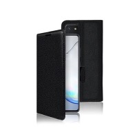 Etui portefeuille noir pour Samsung Galaxy Note 10 Lite