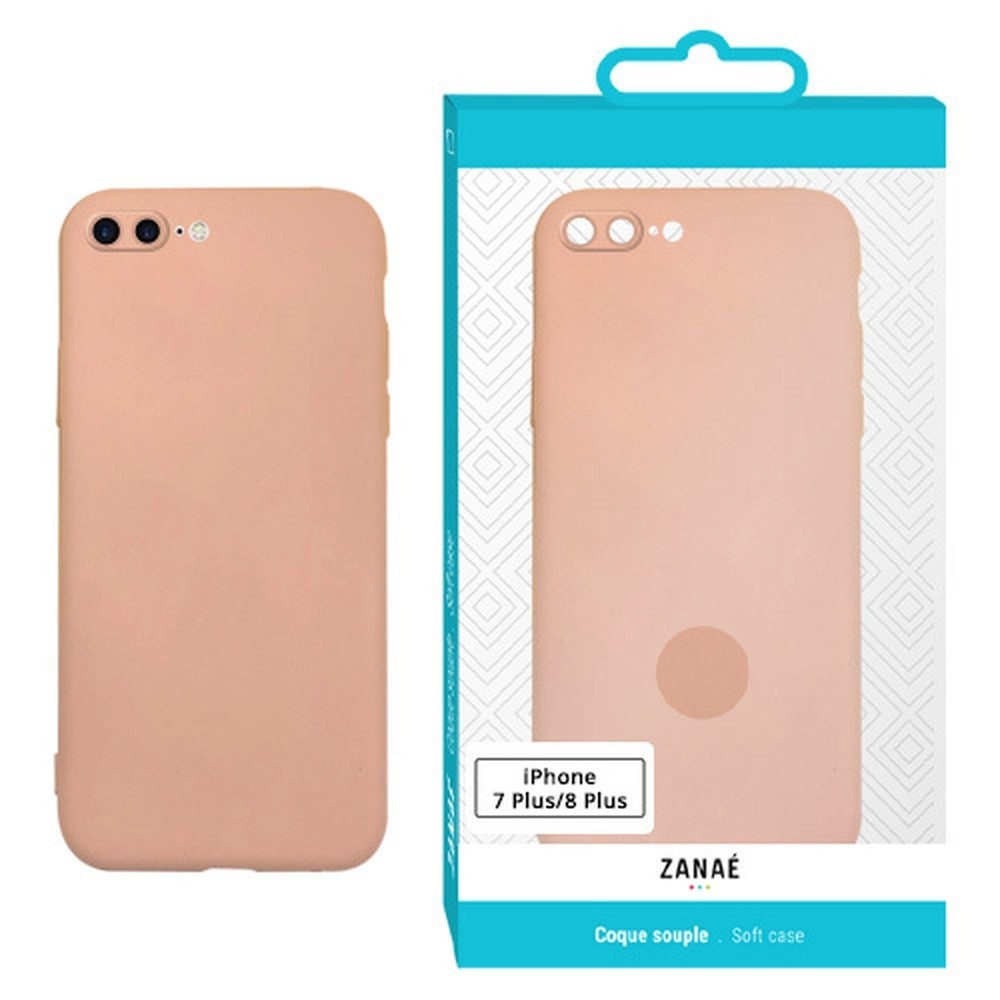 Coque Zanae Rose pour iPhone 7 Plus et 8 Plus