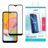 Verre trempé Full Cover noir pour Samsung Galaxy A01
