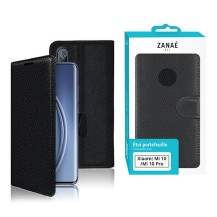 Etui Portefeuille Zanae Noir pour Xiaomi Mi 10 et Mi 10 Pro