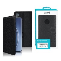 Etui Portefeuille Zanae Noir pour Xiaomi Mi 10 et Mi 10 Pro