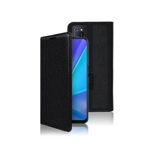 Etui portefeuille Zanae noir pour Oppo A72