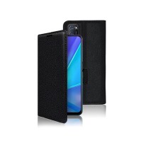 Etui portefeuille Zanae noir pour Oppo A72