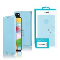 Etui Portefeuille Zanae bleu clair pour Samsung Galaxy A41
