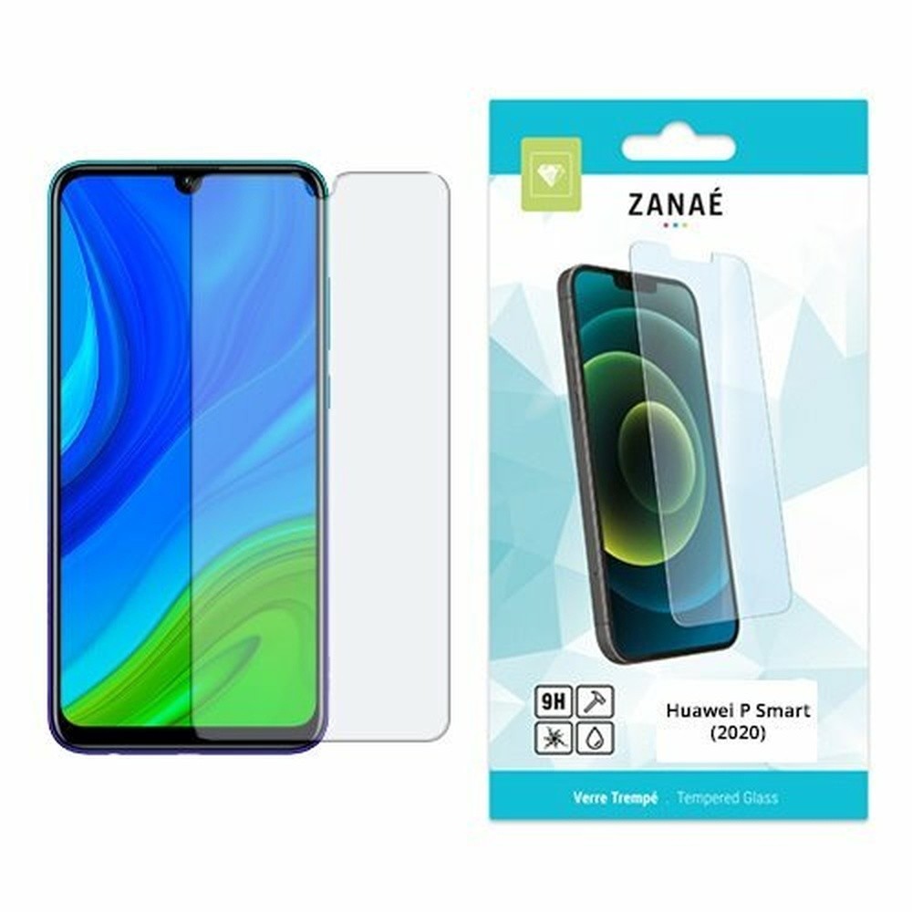 Verre trempé transparent compatible Huawei P Smart 2020
