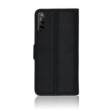 Etui portefeuille Zanae noir pour Sony Xperia L4