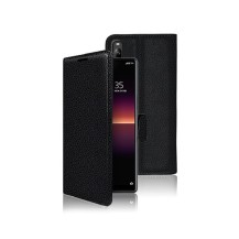 Etui portefeuille Zanae noir pour Sony Xperia L4