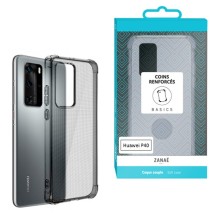 Coque silicone transparente pour Huawei P40 vue de face