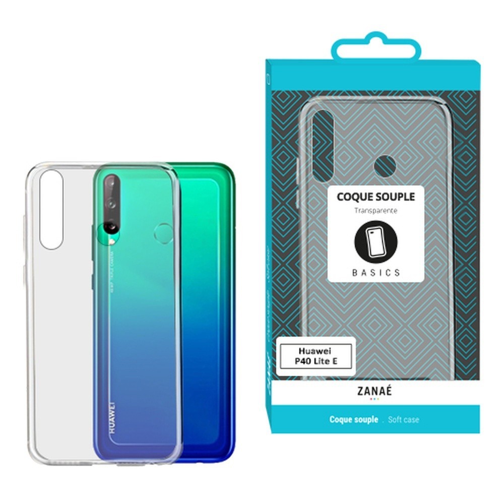 Coque Softgel transparente pour Huawei P40 Lite E