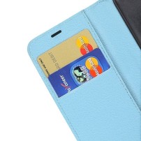 Étui Portefeuille Zanae pour Samsung Galaxy A21s Bleu clair