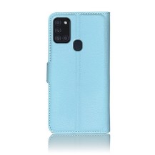 Étui Portefeuille Zanae pour Samsung Galaxy A21s Bleu clair