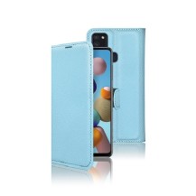 Étui Portefeuille Zanae pour Samsung Galaxy A21s Bleu clair