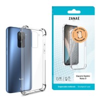 Coque silicone transparente avec coins renforcés pour Xiaomi Redmi Note 9