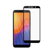 Verre trempé noir pour Huawei Y5p (2020) - Protection écran complète