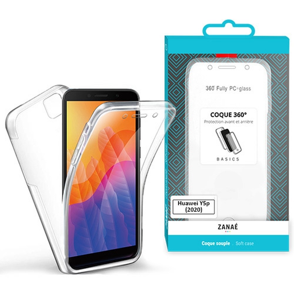 Coque 360 transparente pour Huawei Y5p (2020)