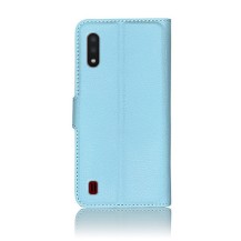 Etui Portefeuille Zanae bleu clair pour Samsung Galaxy A01