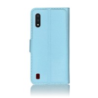 Etui Portefeuille Zanae bleu clair pour Samsung Galaxy A01