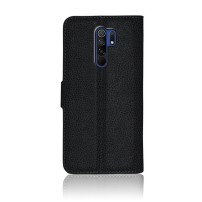 Etui Portefeuille Zanae pour Xiaomi Redmi 9 en noir