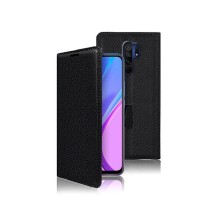 Etui Portefeuille Zanae pour Xiaomi Redmi 9 en noir