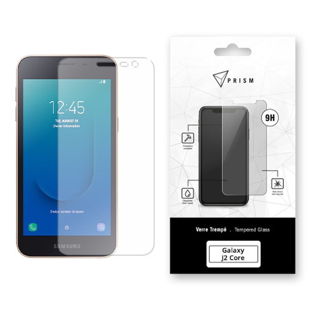 Verre trempé pour Samsung Galaxy J2 Core transparent