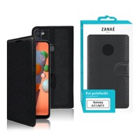 Etui Portefeuille Zanae pour Samsung Galaxy A11 / M11 Noir